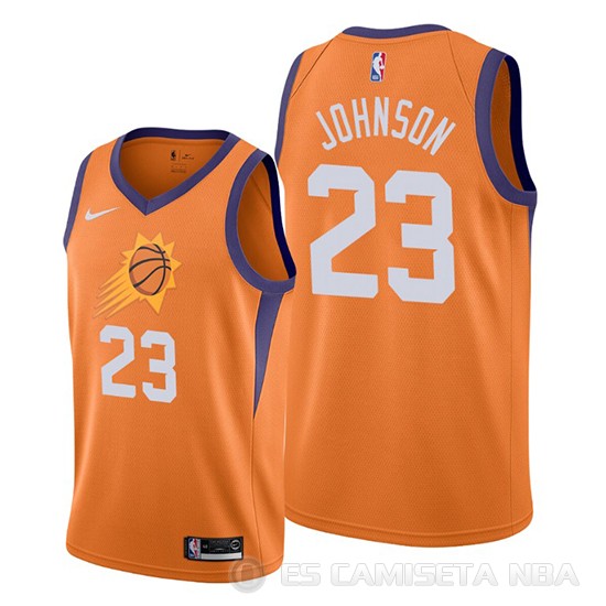 Camiseta Cameron Johnson #23 Phoenix Suns Statement Naranja - Haga un click en la imagen para cerrar